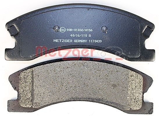 METZGER Bremsbelagsatz, Scheibenbremse